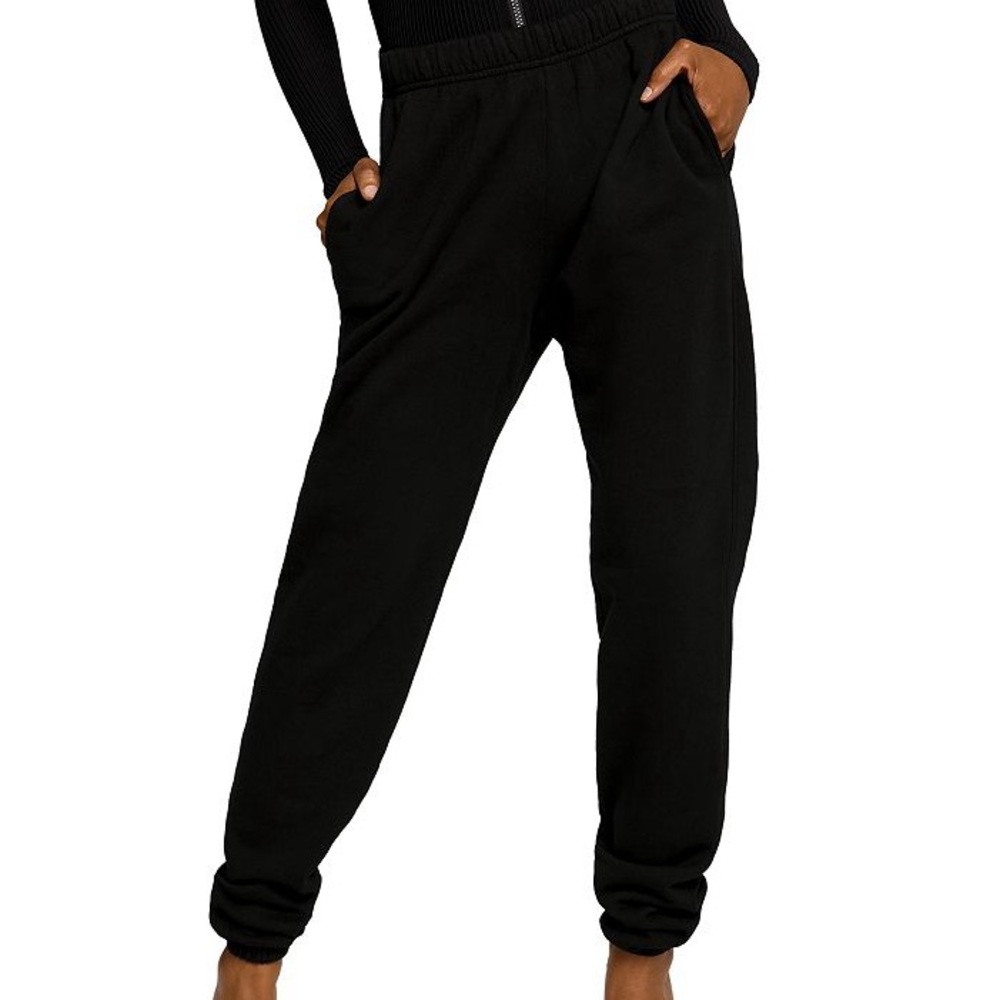 GOOD AMERICAN BOYFRIEND SWEATPANTS BLACK M